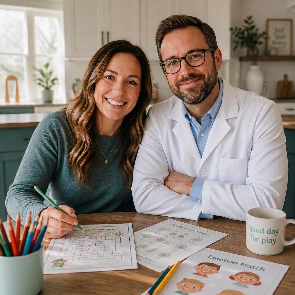Dr. Maya Reyes, ADHD specialist, and Dr. Ethan Reyes, cognitive neuroscientist, the parents behind NeuroPanda